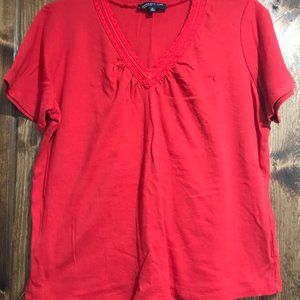 Jones New York Women's Top Size 2X Red